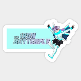 Iron Butterfly Splash Art Sticker